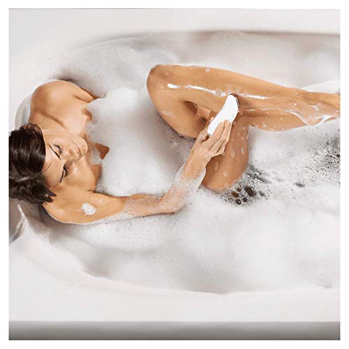 Braun Silk-épil 7 7-539 - Set de belleza con depiladora para mujer, eléctrica, inalámbrica y cepillo limpiador facial, blanco