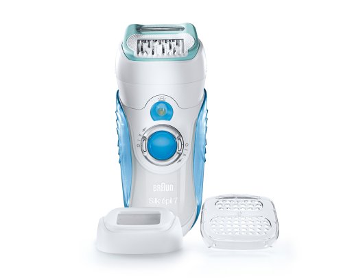 Braun Silk-épil 7 Depiladora de Doble Acción 7771 - Utilizable bajo el agua, recargable, con tecnología exfoliante y 2 accesorios