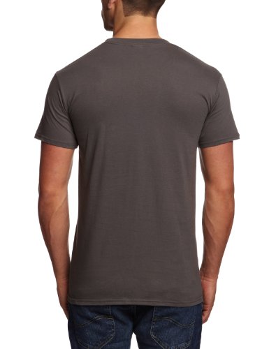 Bravado - Camiseta de manga corta para hombre, Carbón, Small