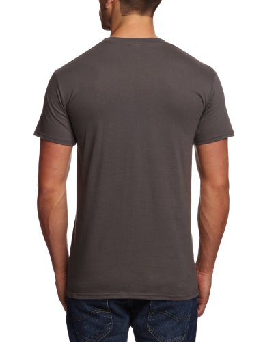 Bravado - Camiseta de manga corta para hombre, Carbón, Small