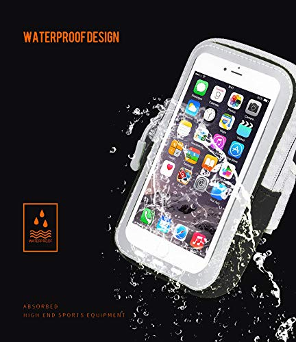 Brazalete deportivo,Universal Impermeable Teléfono Móvil Brazo Bolsa de Viaje Cartera Bolsa,para Deportes al aire libre/correr/Fitness,para iphone/Samsung Galaxy/Moto/Huawei/Xiaomi/etc y Otros Moviles