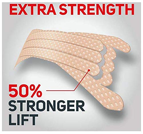 Breathe Strips Alivio de la congestión, tiras nasales antidrogas libres de drogas, 30 tiras (Beige)