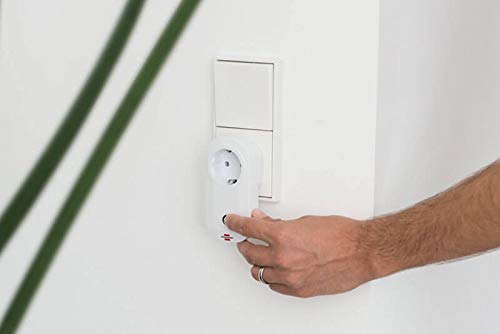 Brennenstuhl Comfort-Line Set de 4 enchufes de radio (enchufes inalámbricos para uso en interiores, mando a distancia, radio control)