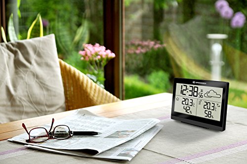 Bresser, TemeoTrend LG Estación Meteorológica Radio Controlada, Color Negro