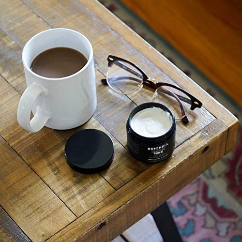 Brickell Men's Pomada Texturizante de Fijación Fuerte para Hombres, Natural y Orgánica, Pomada de Fibra Flexible, 59 Mililitros, Perfumada