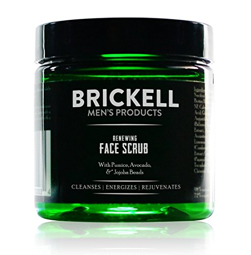Brickell Men’s Products – Crema Exfoliante Facial Renovadora para Hombres – Crema Exfoliante Facial Natural y Orgánica – 118 ml