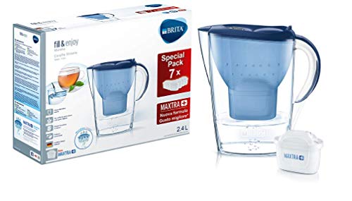BRITA Marella (Filtro de Agua para Jarra, Azul, Transparente, 2,4 L, plástico, 1,4 L), 7