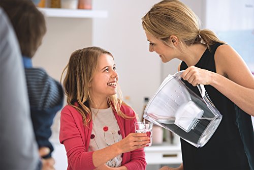 BRITA Marella – Jarra de Filtro, de plástico, plástico, Rojo, Format Normal