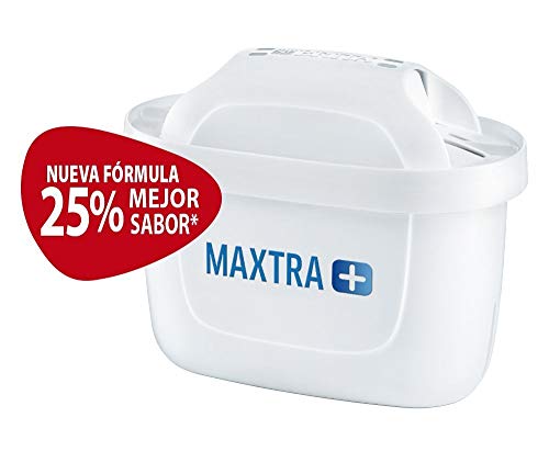 BRITA MAXTRA+ – Pack 6 filtros para el agua, Cartuchos filtrantes compatibles con jarras BRITA que reducen la cal y el cloro