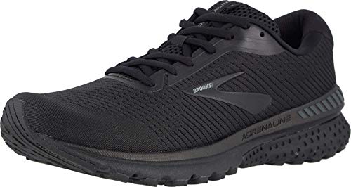 Brooks Adrenaline GTS 20, Zapatilla de Correr para Hombre, Black Grey, 41 EU