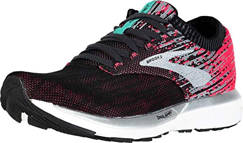 Brooks Ricochet, Zapatillas de Running para Mujer, Multicolor (Pink/Black/Aqua 678), 39 EU