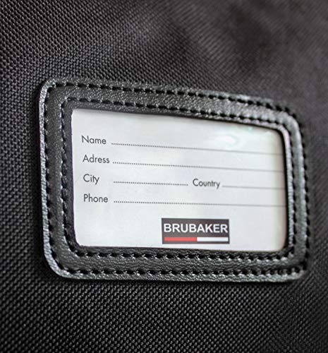 BRUBAKER 'Grenoble' - Bolsa de Deporte - Mochila para Botas de esquí + Casco + Accesorios - Color Negro/Dorado