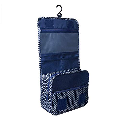 BryTravel Bolsa de Maquillaje portátil con múltiples Compartimento Estrella Azul Marino Normal