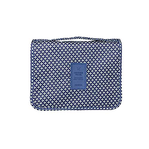 BryTravel Bolsa de Maquillaje portátil con múltiples Compartimento Estrella Azul Marino Normal