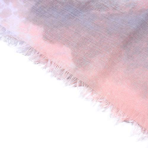 Bufanda para Damas Grandes algodón Guccce Estampado de Flores borlas Chal Elegante Cuatro Estaciones de Medidas de Aire Acondicionado Multifuncional Protector Solar, (Color : Multi-Colored)
