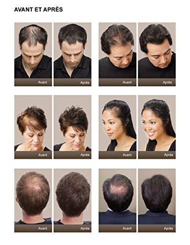 bushair - Polvo de fibras capilares sin componentes animales para ocultar la calvicie y aportar volumen (25 g)