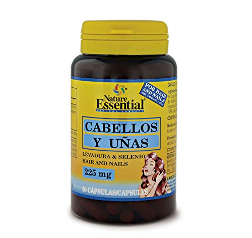 Cabellos y uñas 225 mg. (Levadura + selenio) 90 capsulas. Para fortalecer y frenar la caída del cabello y reforzar uñas y piel.