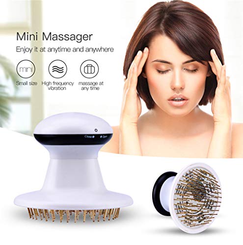 Cabeza Masajeador Eléctrico,Cuero Cabelludo Infrarrojo Portátil Tratamiento Relajante Pérdida De Cabello Puntos De Acupuntura Alivio De La Presión Insomnio Garra Apariencia Peine Para La Oficina Hogar