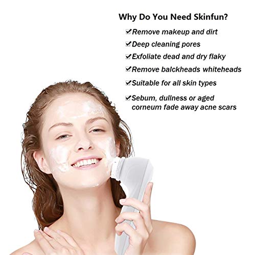 Cabezales de cepillo de limpieza facial para poros profundos de repuesto para Mia 1, Mia2, Mia3 (Aria), perfil inteligente, Alpha Fit, Pro, Plus y sistemas de limpieza de radiación (2 PCS)