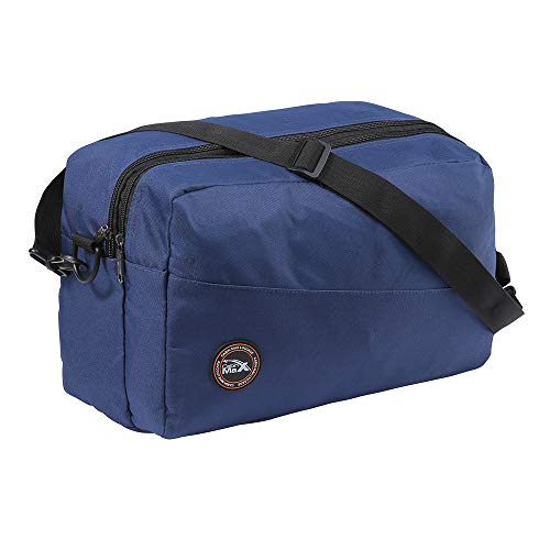 Cabin Max Rio Stowaway – Bolsa de Hombro de 40x25x20cm - Maleta de Cabina Segundo Equipaje para Vuelos en Ryanair (Marino)