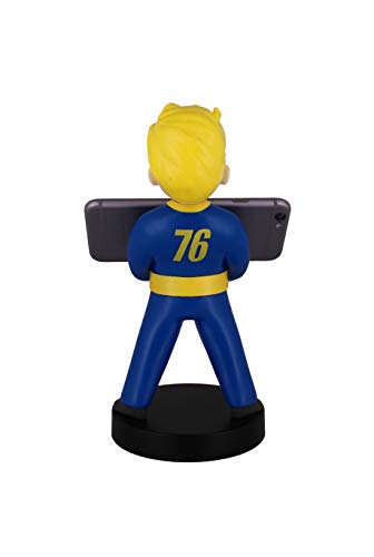 Cable guy Vault Boy, soporte de sujeción o carga para mando de consola y/o smartphone de tu personaje favorito con licencia de Fallout 76. Producto con licencia oficial. Exquisite Gaming
