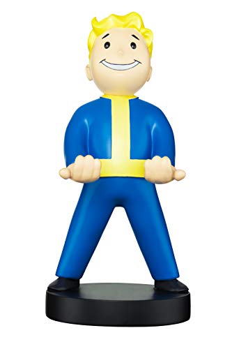 Cable guy Vault Boy, soporte de sujeción o carga para mando de consola y/o smartphone de tu personaje favorito con licencia de Fallout 76. Producto con licencia oficial. Exquisite Gaming