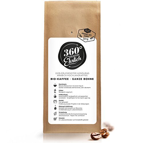Café '360° Rundum Ehrlich optimizado para café a prueba de balas (Bulletproof Coffee) 500gr.