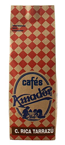 Cafés AMADOR - Café en GRANO Natural Arábica - COSTA RICA TARRAZÚ (2x250g) 500g