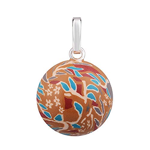 CAISHENY Regalo de Amor romántico Llamador de ángel Feliz Flor de melocotón Sonidos de ángel Campanas de bebé Armonía Bola Bola Colgante Significado Joyería