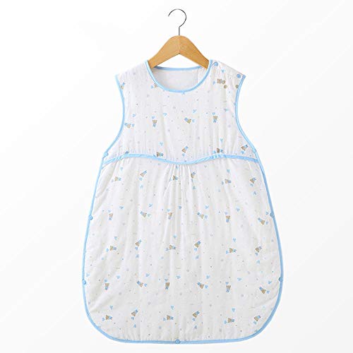 CAIYIXIONG Saco de Dormir para bebé Unisex Saco de Dormir de Gasa 0-12 Meses Edredón Antideslizante Delgado 襁褓 Champiñón Algodón Puro Bebé Swaddle Manta para bebé Saco de Dormir para niños