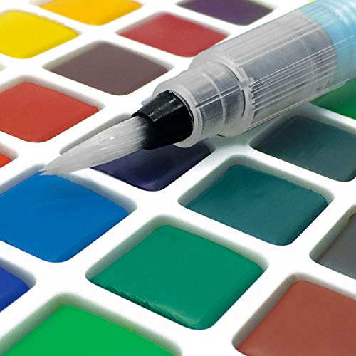 Caja de Dibujo con Acuarelas de Bolsillo, 30 Colores Variados, acrílico, Multicolor, de la Marca Sakura Koi