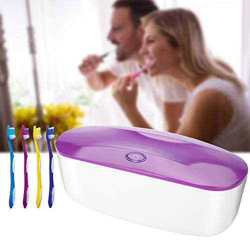 Caja de esterilizador UV, ABS USB profesional de carga Beauty Nail Art Tool Desinfectante UVC, esterilización rápida, para uñas, pinzas, peluquería, spa y cortador Equipo de manicura
