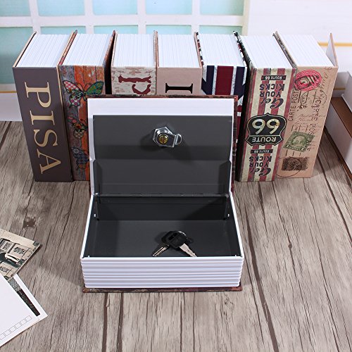 Caja de Seguridad Libro para Poner Joyas, Monedas, Dinero, Objetos de Valor (1)