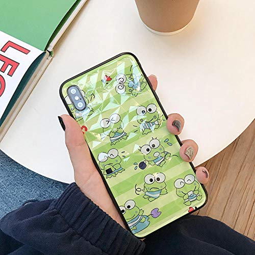 Caja Del Teléfono Móvil,Cute Dibujos Animados Creativos Verde Rana De Animal,8,8Plus For IPhone7,7Plus Resistentes Al Desgaste Y Anti-Shock Antichoque Funda De Teléfono Móvil ,For IPhonex/For IPhonexs