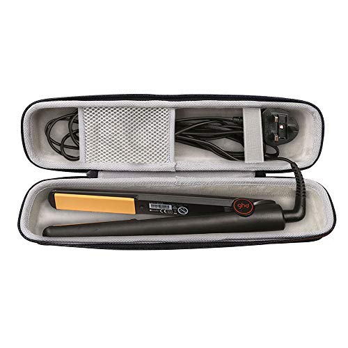 Caja para alisadores de pelo KT-CASE para ghd Original Styler, ghd Gold Styler Case – ghd Max Styler Professional Ceramic Hair Straighteners Bag (azul cielo)