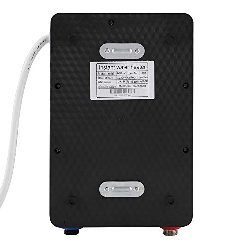 Calentador de Agua sin Tanque Eléctrico 220V Calentador de Agua de Ducha Instantáneo Suministros de Baño con Tecnología de Temperatura de Auto-modulación