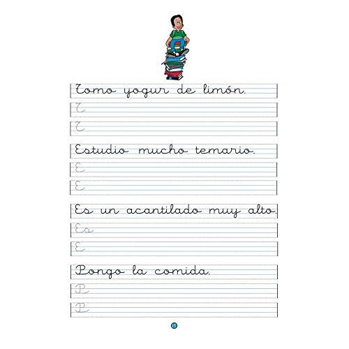 Caligrafía con pauta montessori - Cuaderno 1/ Editorial GEU / Mejora la escritura / Correcta realización del trazo / Pauta Montessori