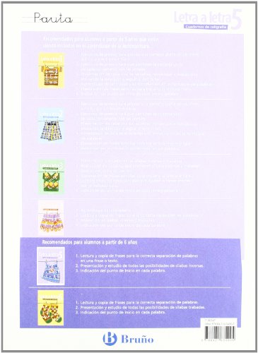 Caligrafía Letra a letra Pauta 5 (Castellano - Material Complementario - Caligrafía Letra A Letra) - 9788421634905