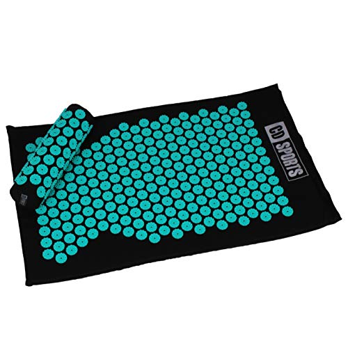 Calma Dragon Estera de Acupresión y Almohada 85633, Colchoneta de Fibra Natural, Esterilla de Masajes para Aliviar el Dolor, con Puntos de Acupresión para Estimular y Mejorar la Circulación