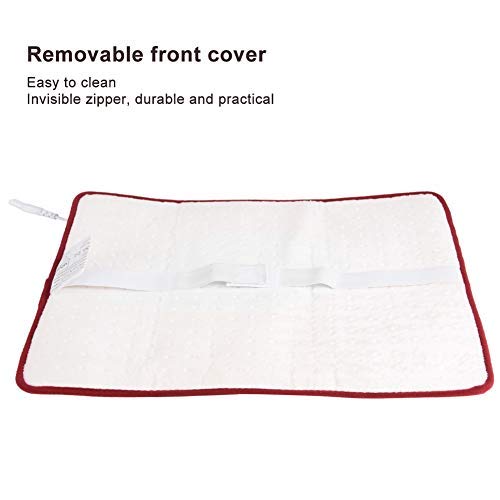 Calor Cojín de calefacción eléctrico (con 5 marchas inteligente Termostato Control y 1 hora apagado automático, 43 * 36 cm para espalda Cuello Hombro vientre patas Sostiene muscular