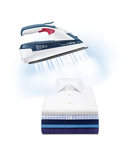 Calor Freemove 9960 - Plancha (Plancha vapor-seco, Suela Ultragliss, 1,8 m, 150 g/min, Azul, Blanco, 35 g/min)