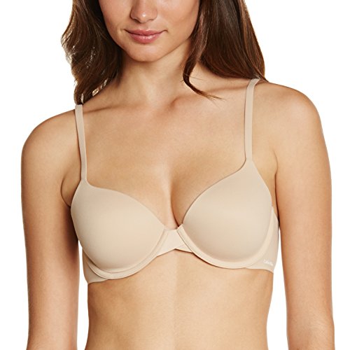 Calvin Klein 0000F3837E Sujetador con Aros, Beige (Bare 20n), 34 para Mujer