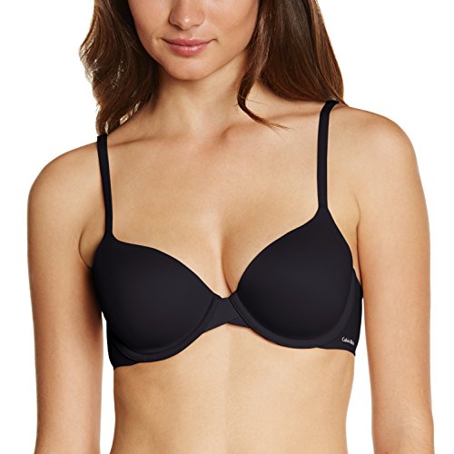 Calvin Klein 0000F3837E Sujetador con aros, Negro (Black 001), 34 para Mujer