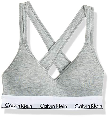Calvin Klein Bralette Lift Sujetador Deportivo, Grau (Grey Heather 020), S para Mujer