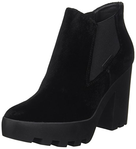 Calvin Klein Jeans Sandy Velvet, Botines para Mujer, Negro (Black 000), 40 EU