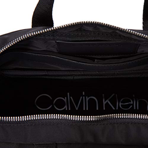 Calvin Klein PRIMARY SLIM LAPTOP BAGHombreShoppers y bolsos de hombroNegro (Black) 7x28x38 centimeters (B x H x T)