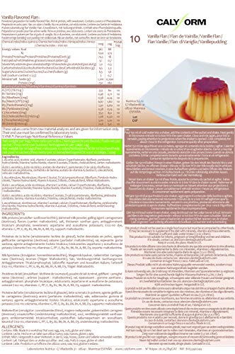 CALYFORM Flan Proteico para Adelgazar Rápido (En Sobres) Flanes Proteinas Saciantes para Perder Peso | Proteína en Polvo Comida Dieta Proteica, Sabor VAINILLA 10 Sobres