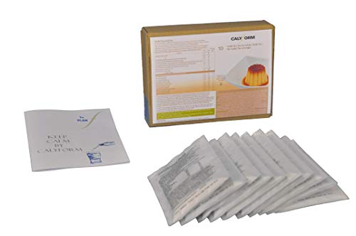 CALYFORM Flan Proteico para Adelgazar Rápido (En Sobres) Flanes Proteinas Saciantes para Perder Peso | Proteína en Polvo Comida Dieta Proteica, Sabor VAINILLA 10 Sobres