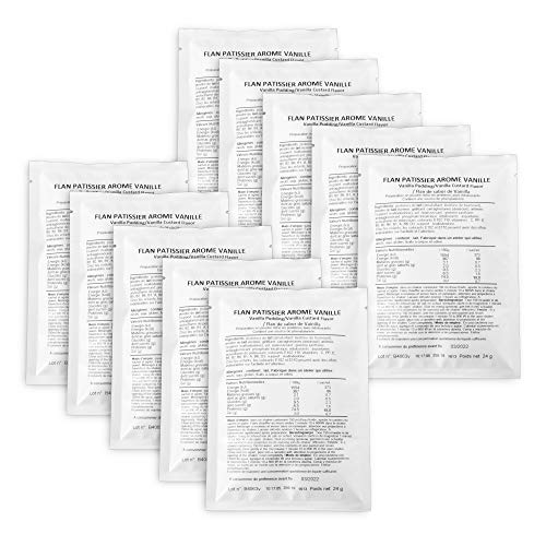 CALYFORM Flan Proteico para Adelgazar Rápido (En Sobres) Flanes Proteinas Saciantes para Perder Peso | Proteína en Polvo Comida Dieta Proteica, Sabor VAINILLA 10 Sobres