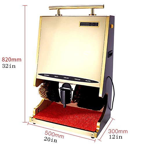 Calzado Pulidora eléctrica, de polvo automática de inducción tratamiento de eliminación con zapatos de cepillo de limpieza Kit Multi cepillo pulidor adecuados for el Hotel Hall Centro de Ventas Club,